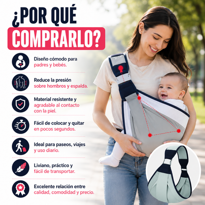 Portabebés ergonómico