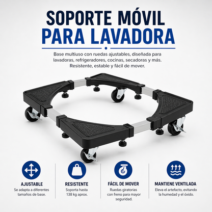 Soporte Movil Para Lavadora