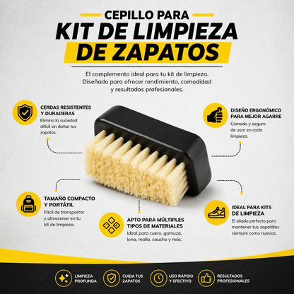 Cepillo Para Kit De Limpieza De Zapatos