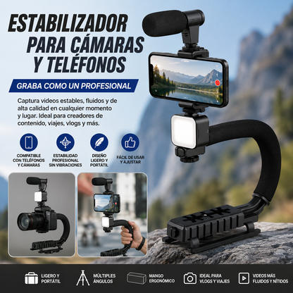 Estabilizador para Cámaras y Teléfonos