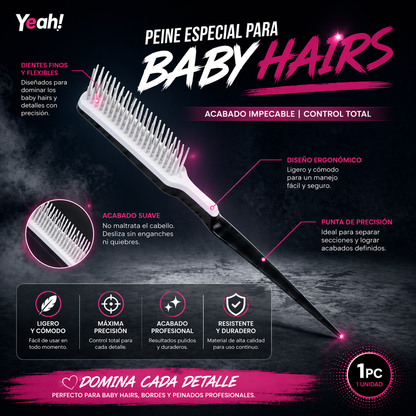 Peine Especial Para Baby Hairs