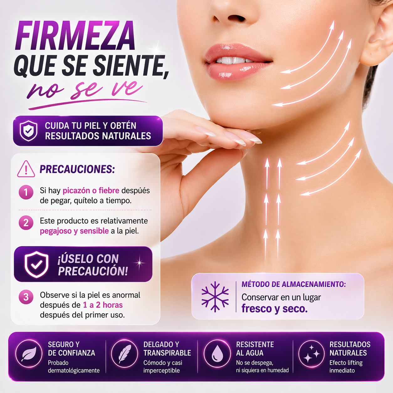 40 Parches V Cuidado Facial Invisibles Todo Tipo De Piel