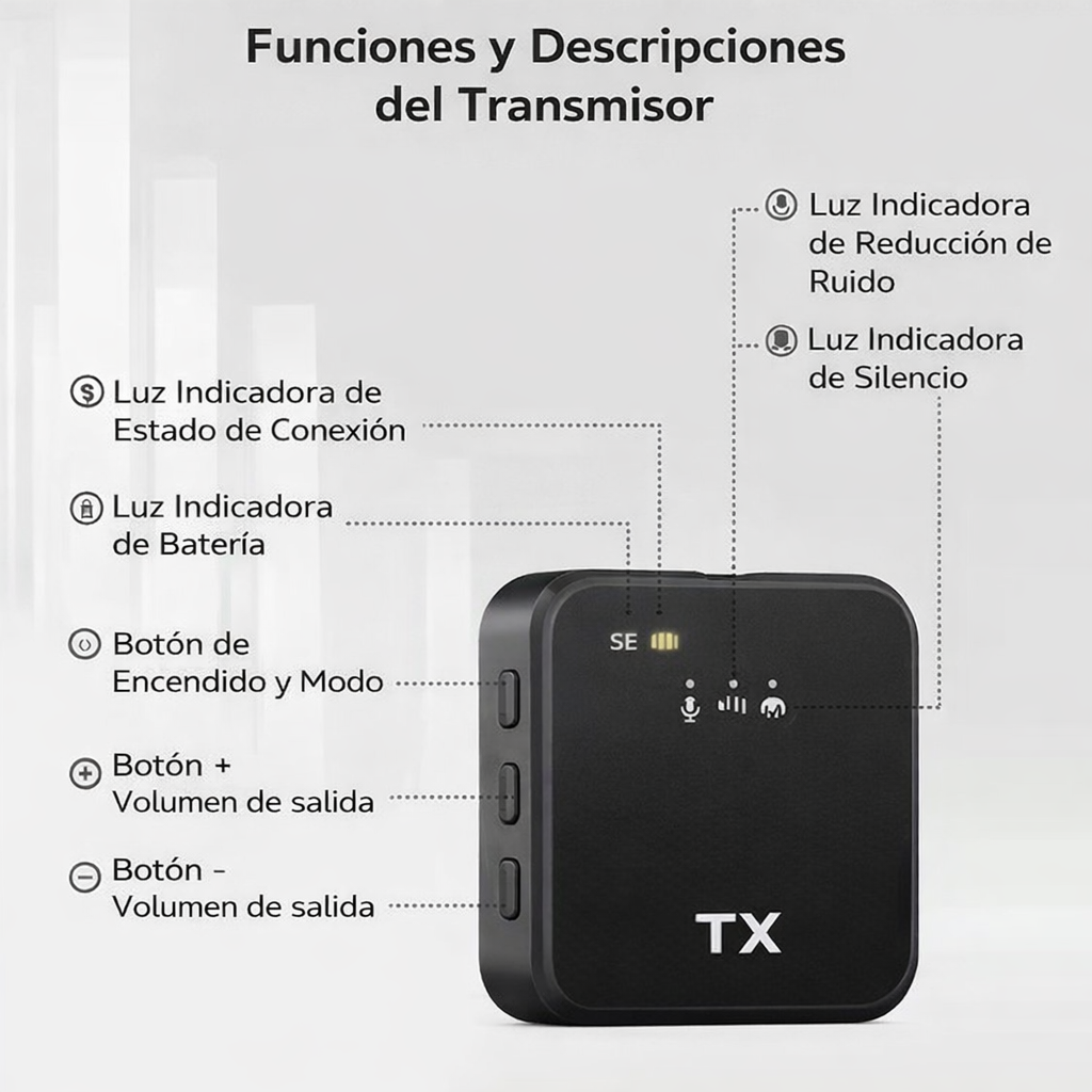 Micrófono Inalámbrico F11-2 Pro Max