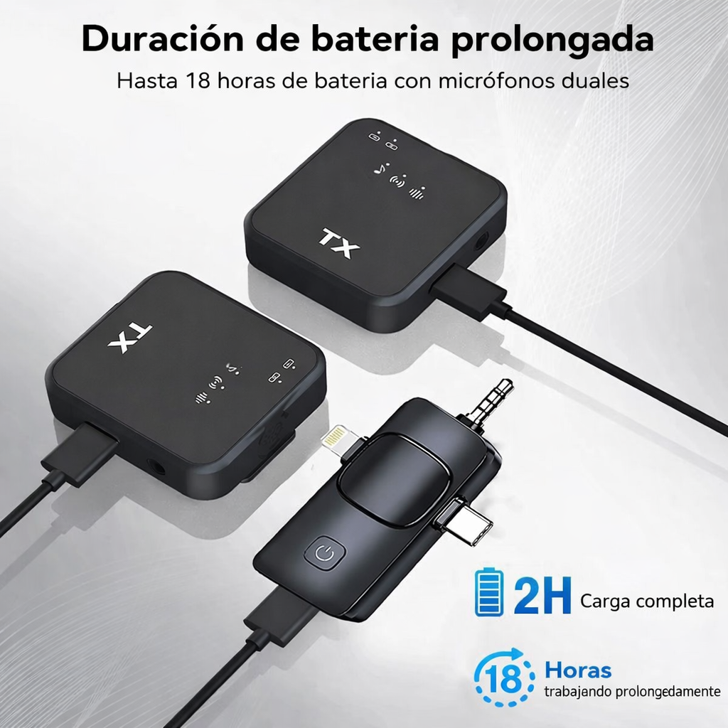 Micrófono Inalámbrico F11-2 Pro Max