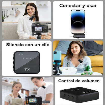 Micrófono Inalámbrico F11-2 Pro Max