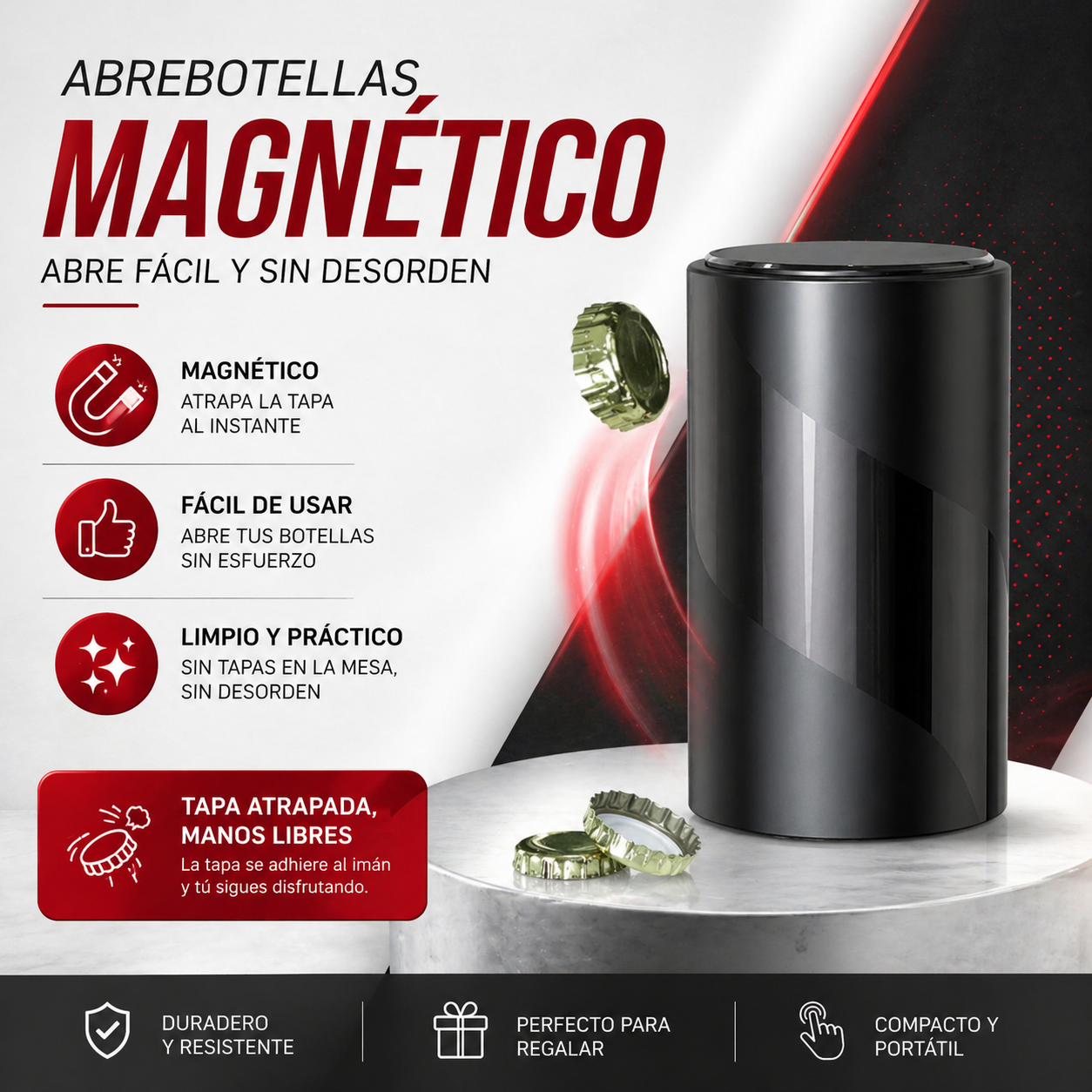 Abrebotellas Magnetico Para Cervezas