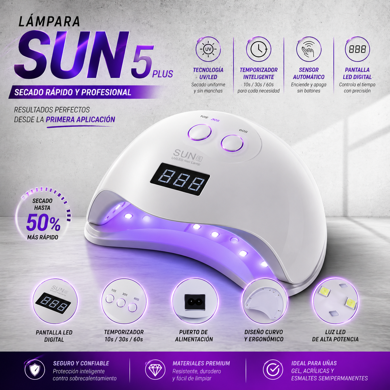 Lampara Uv Sun 48w