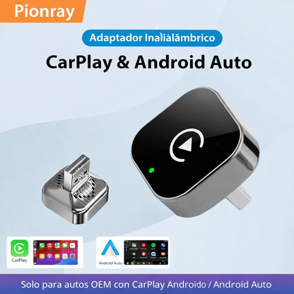 🔗 Adaptador Inalámbrico CarPlay / Android Auto USB – Plug & Play