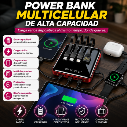 Power Bank Multicelular de Alta Capacidad