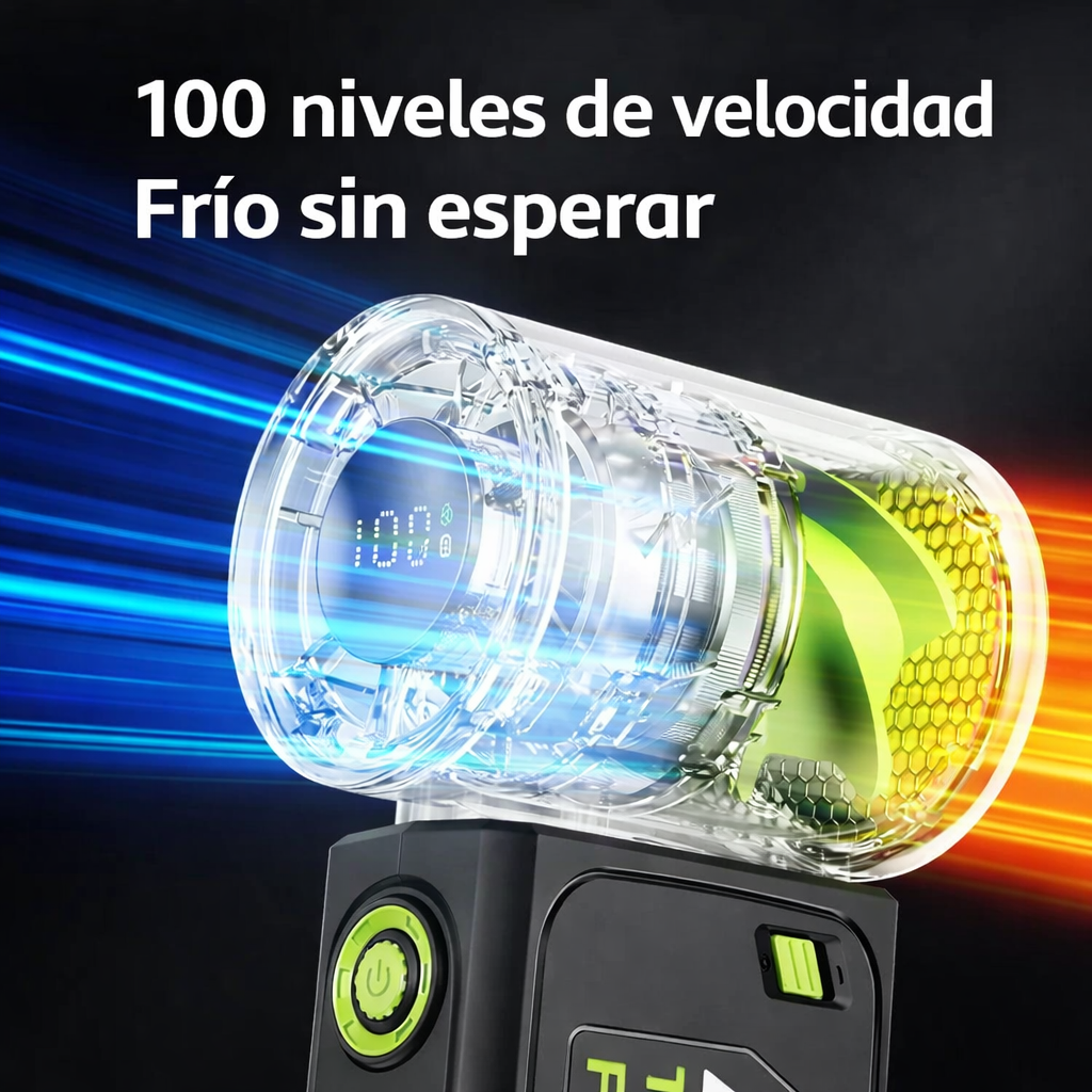Mini ventilador portátil turbo