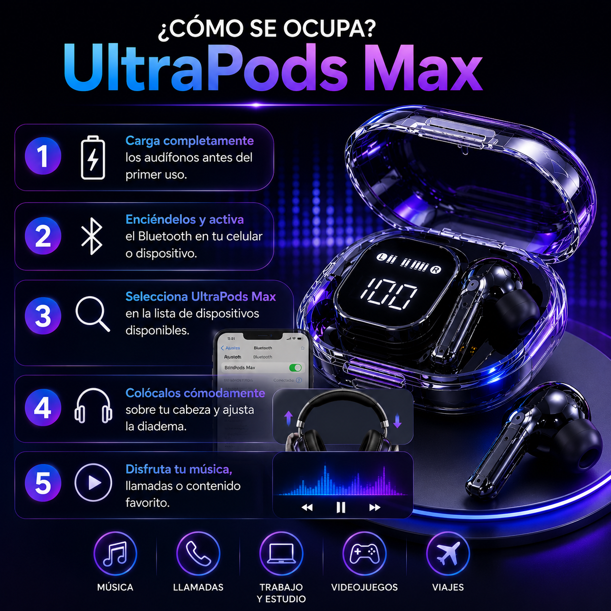 🎧 Audífonos UltraPods Max