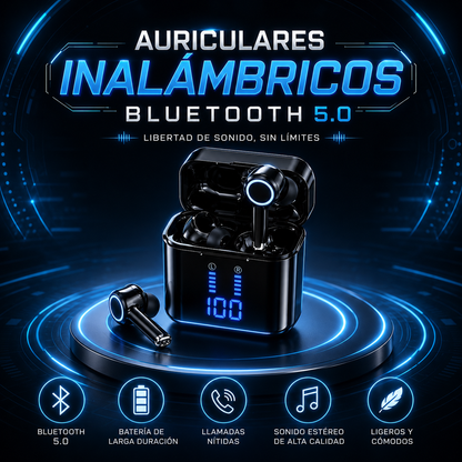 Auriculares Inalámbricos Bluetooth 5.0