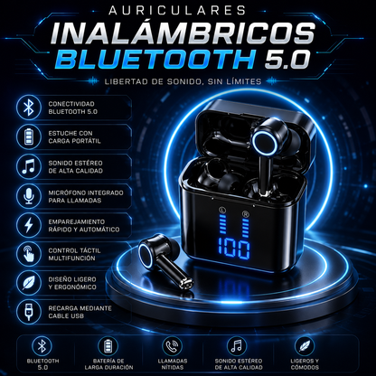Auriculares Inalámbricos Bluetooth 5.0