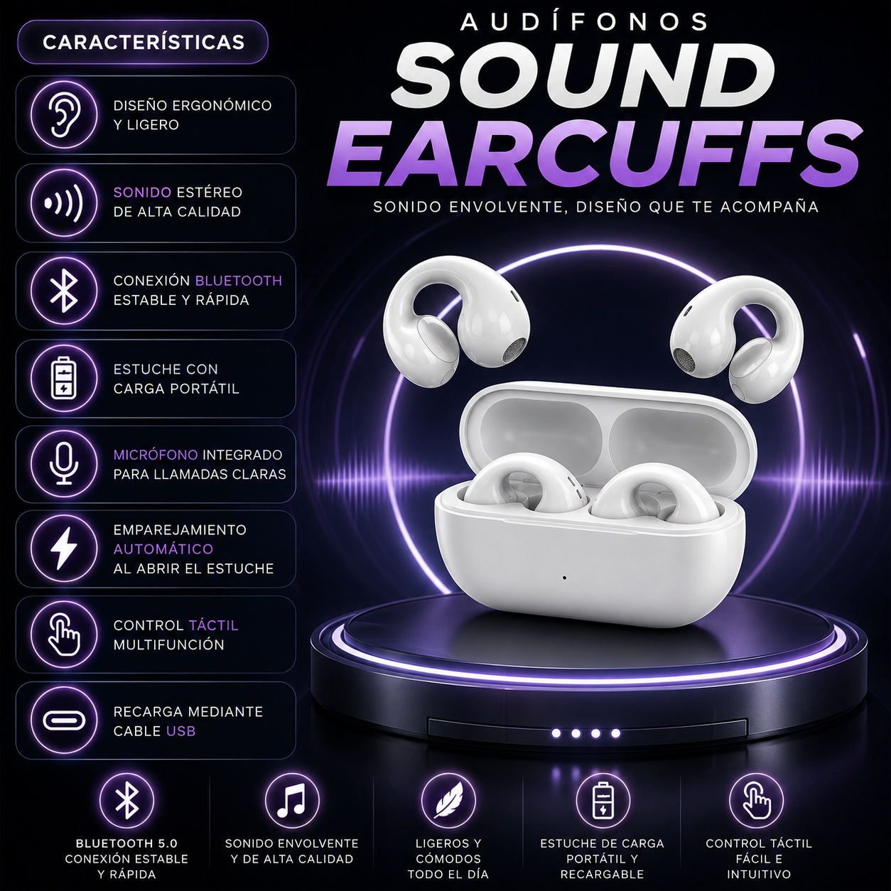 Audífonos Sound Earcuffs