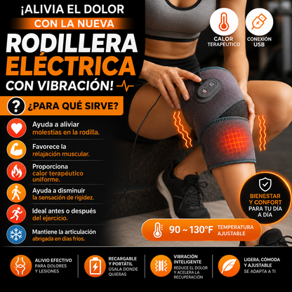 Rodillera USB con Calor Inteligente