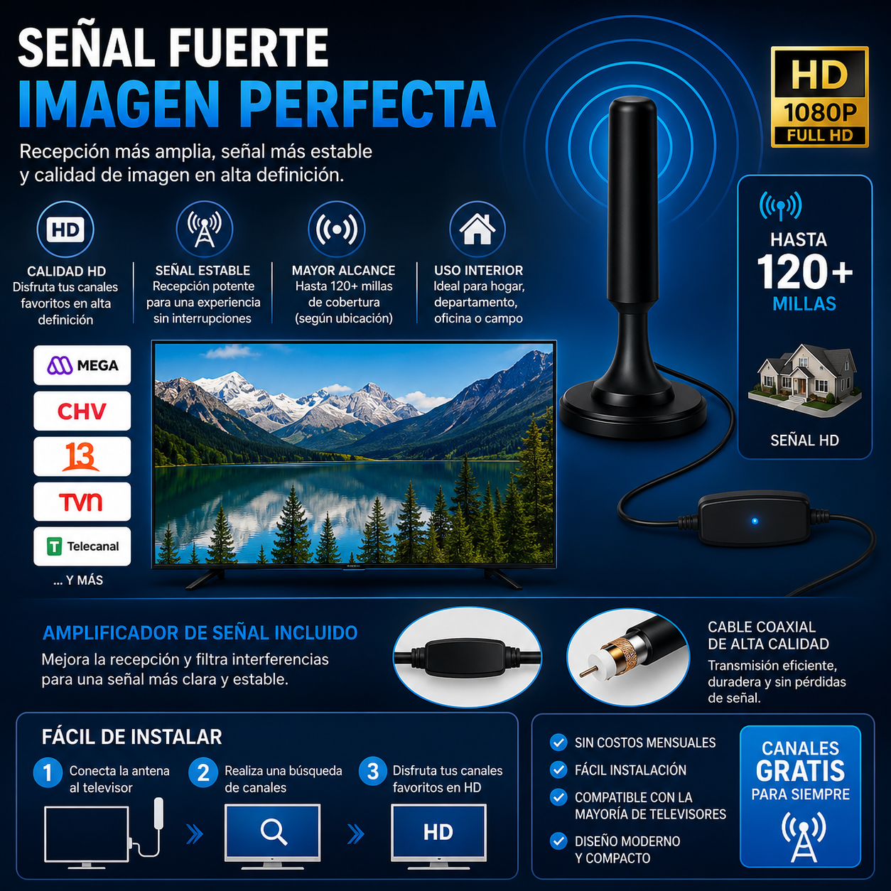 Antena HD: Disfruta de Canales Gratis Full HD