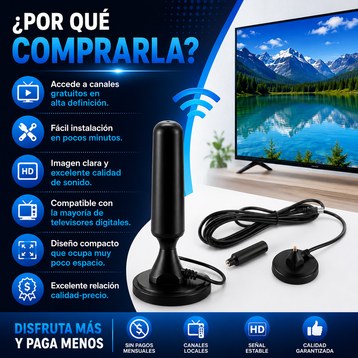 Antena HD: Disfruta de Canales Gratis Full HD
