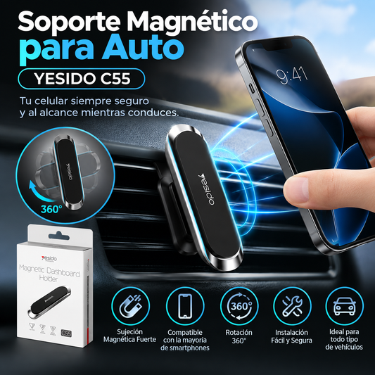 Soporte Magnético para Auto YESIDO C55
