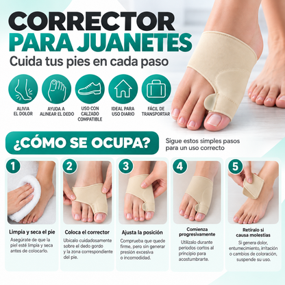 Corrector para Juanetes