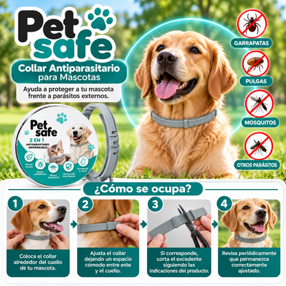 🐾 Collar Antiparasitario para Mascotas