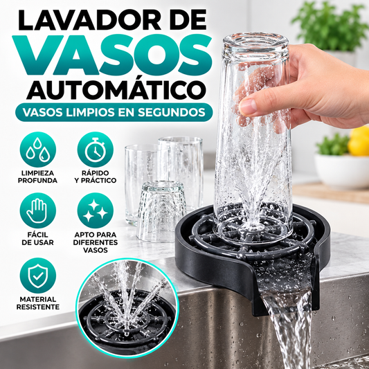 🥛 Lavador de Vasos Automático