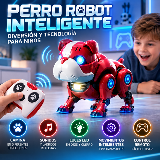 Perro Robot Inteligente para Niños