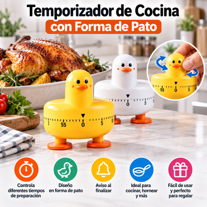 Temporizador de Cocina con Forma de Pato