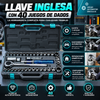 Llave Inglesa con 40 Juegos de Dados