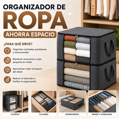 Organizador de Ropa Ahorra Espacio