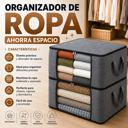 Organizador de Ropa Ahorra Espacio