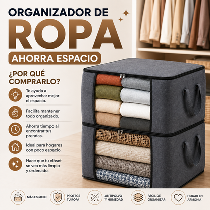 Organizador de Ropa Ahorra Espacio