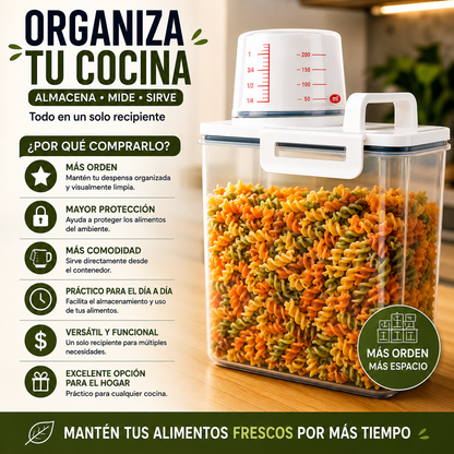 Contenedor Hermético con Pico Vertedor