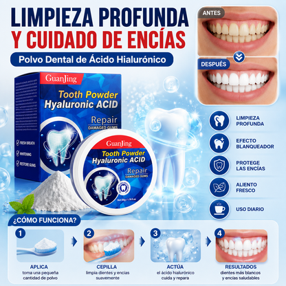 🦷 TOOTH POWDER — AYUDA A CUIDAR Y RECUPERAR TUS ENCÍAS | 2x1