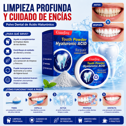 🦷 TOOTH POWDER — AYUDA A CUIDAR Y RECUPERAR TUS ENCÍAS | 2x1