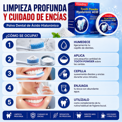 🦷 TOOTH POWDER — AYUDA A CUIDAR Y RECUPERAR TUS ENCÍAS | 2x1