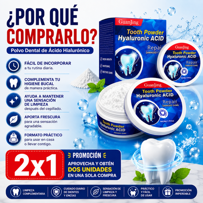 🦷 TOOTH POWDER — AYUDA A CUIDAR Y RECUPERAR TUS ENCÍAS | 2x1