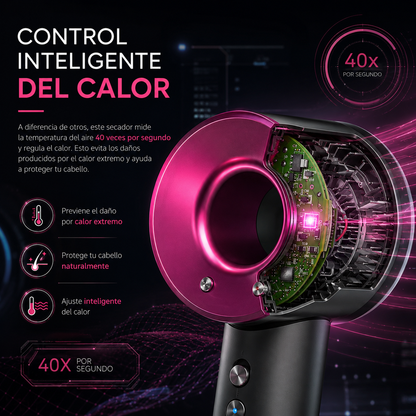 Secador De Pelo Profesional 5 En 1