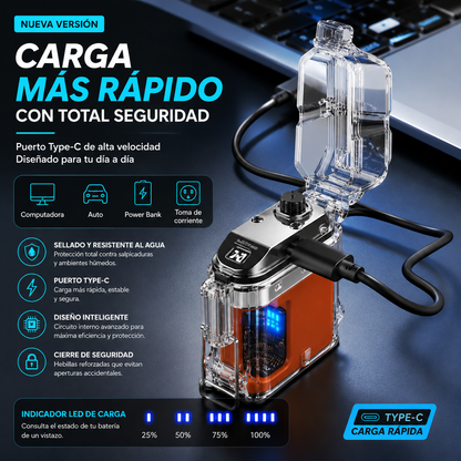 Encendedor Plasma Usb C Resistente