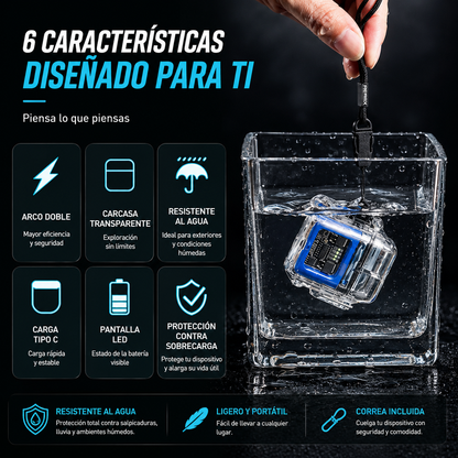 Encendedor Plasma Usb C Resistente