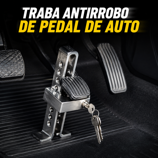 TRABA PEDAL  ANTIRROBO AUTOMÓVIL
