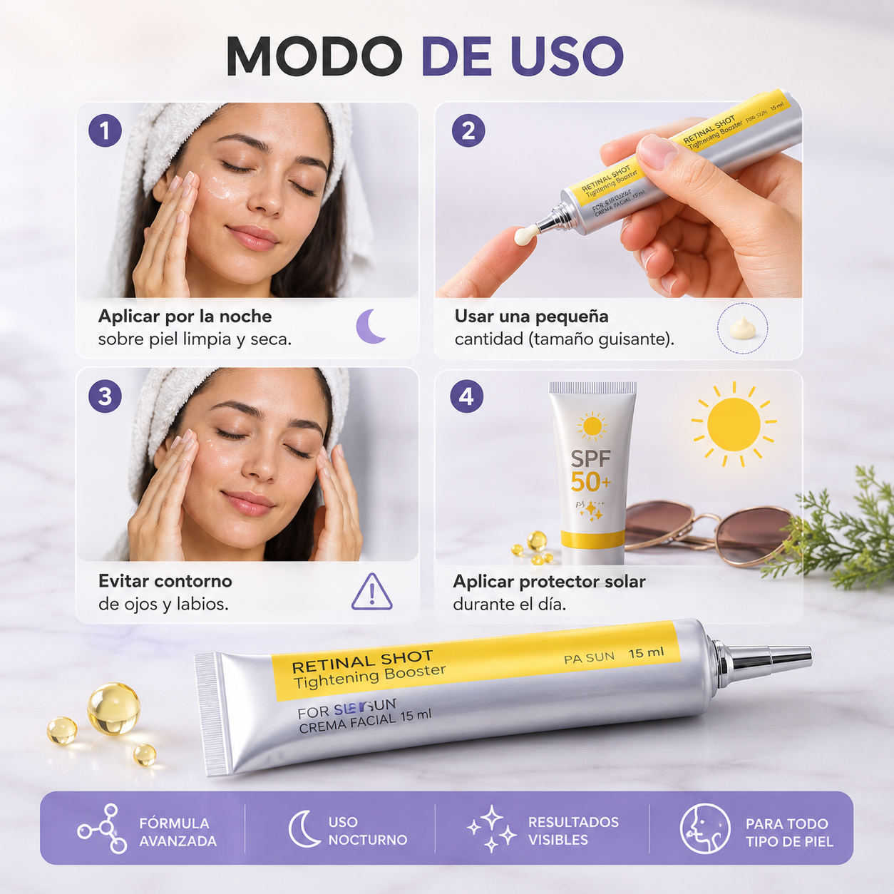 💫 ✨RETINAL SHOT – Tightening Booster Antiedad Intensivo💫 ✨ + ENVÍO GRATIS 🚚