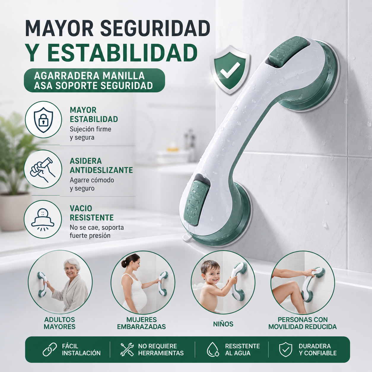 AGARRADERA MANILLA DE SEGURIDAD MULTIPROPÓSITO