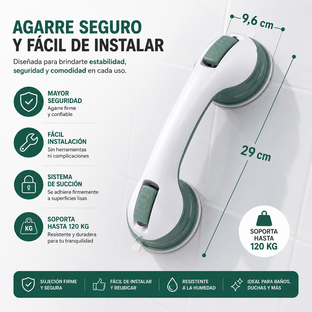 AGARRADERA MANILLA DE SEGURIDAD MULTIPROPÓSITO