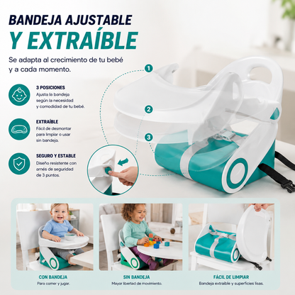 Asiento De Bebe Elevador Plegable