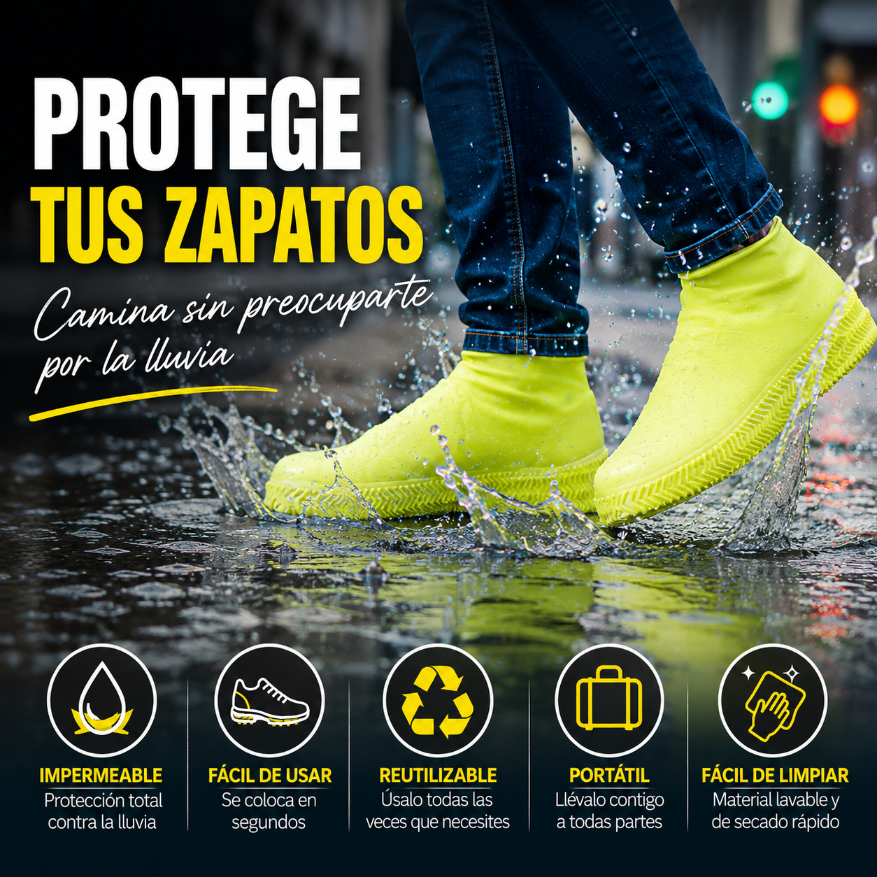Protectores de Zapatos contra la Lluvia