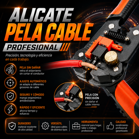 Alicate Pela Cable Profesional