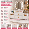 ✨ Organiza tu maquillaje y ten todo a la vista