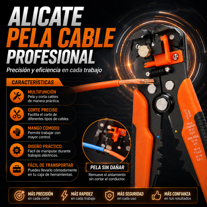 Alicate Pela Cable Profesional