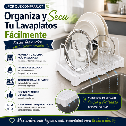 Organizador-Secador para Lavaplatos
