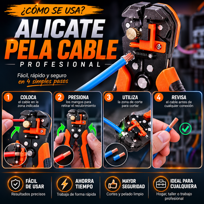 Alicate Pela Cable Profesional